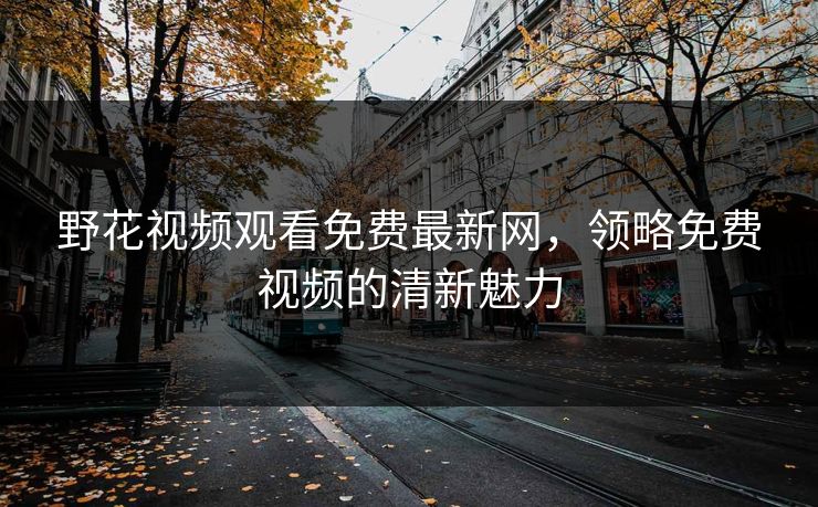 野花视频观看免费最新网，领略免费视频的清新魅力